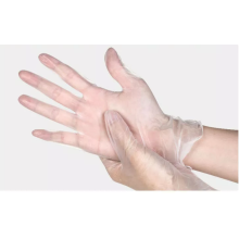 disposalbe transparent pvc gloves